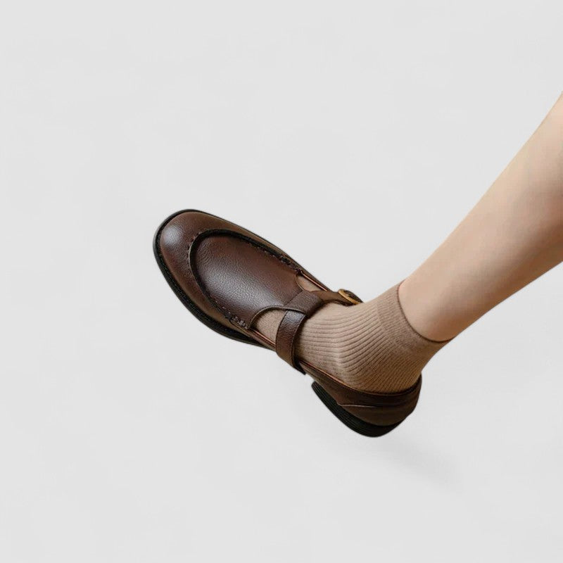 Avery™ – Chaussures orthopédiques Mary Jane à bout carré