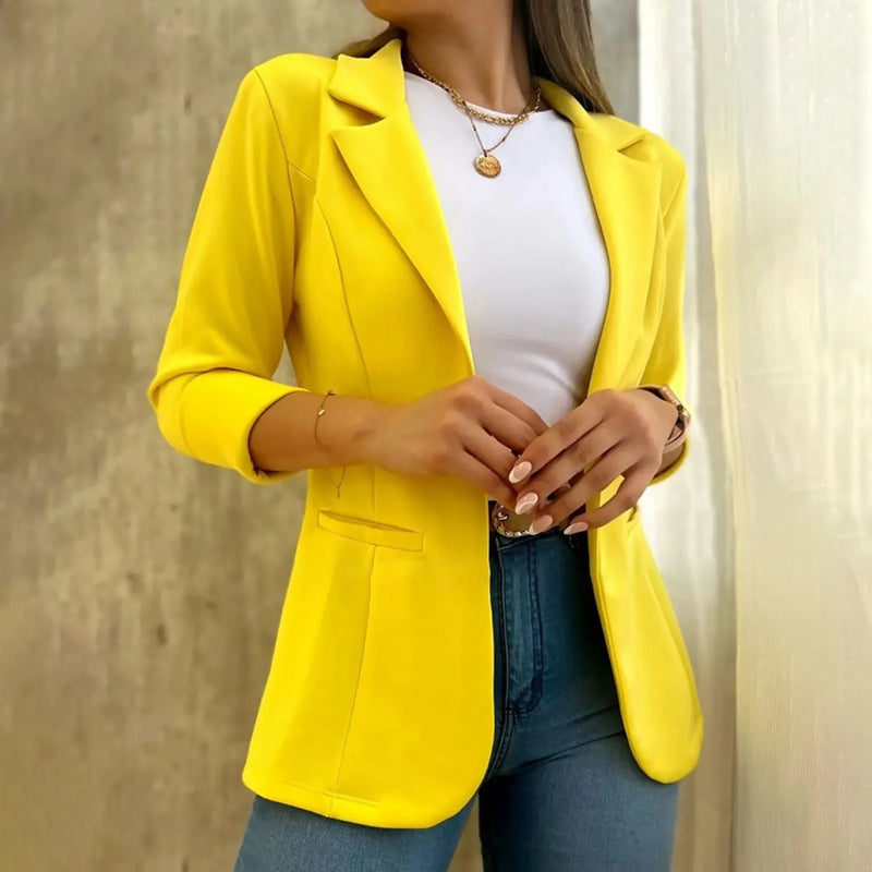 Aria™ - Blazer minimaliste à manches longues