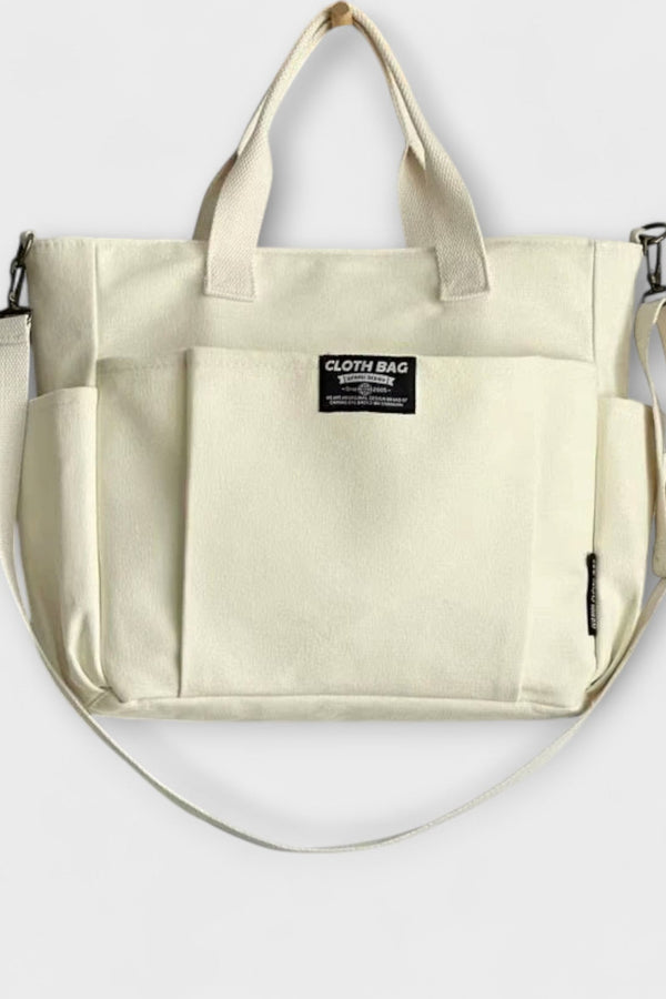 Olivia - Sac fourre-tout minimaliste en toile