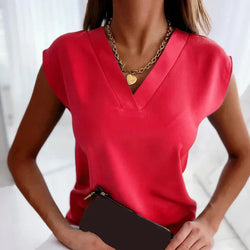 Kaede | Blouse sans manches à col en V