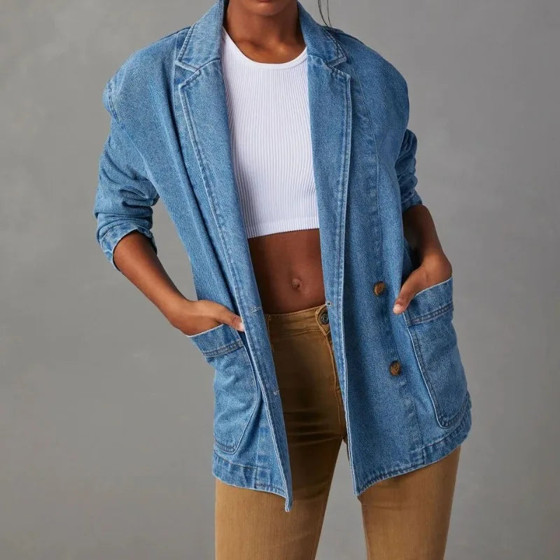Ella™ - Veste Blazer en Jean Élégante
