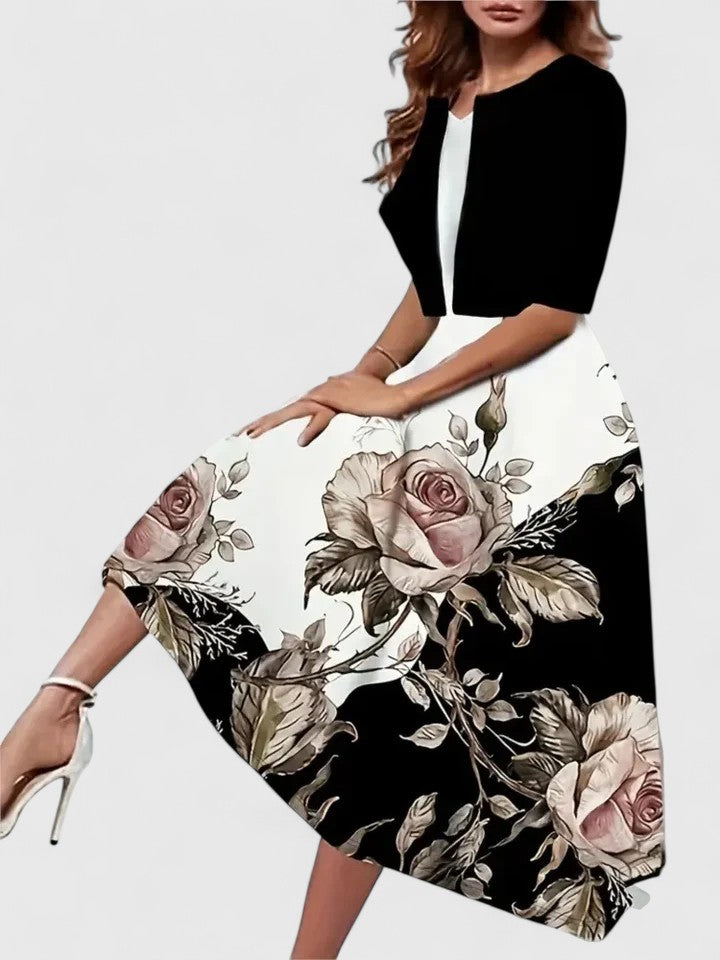 Chantal | Robe midi élégante
