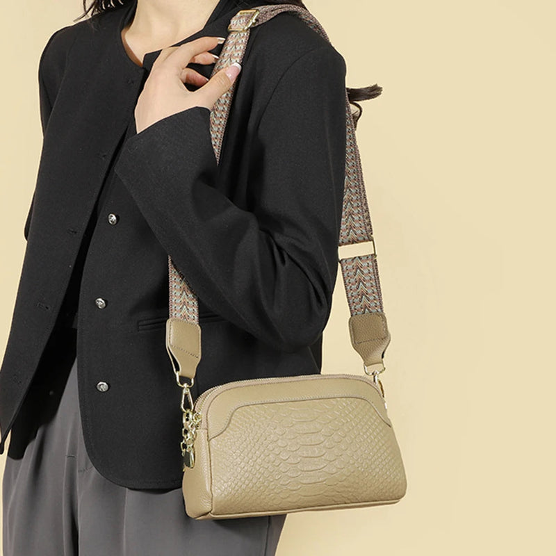 Olivia™ Élégante Allure | Sac Mini Bandoulière à Motif Croco