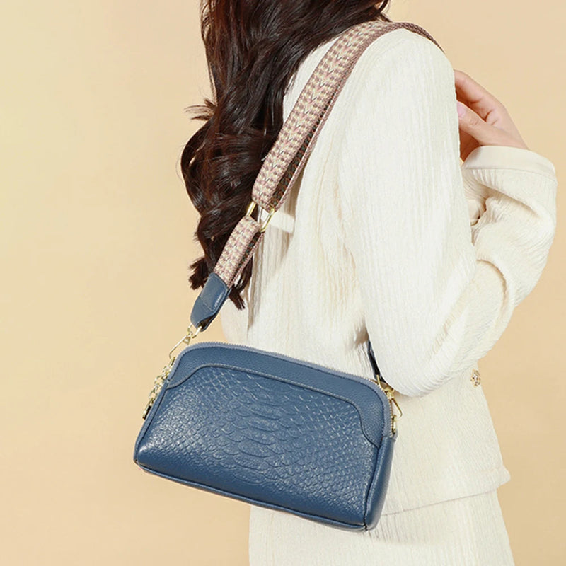 Olivia™ Élégante Allure | Sac Mini Bandoulière à Motif Croco