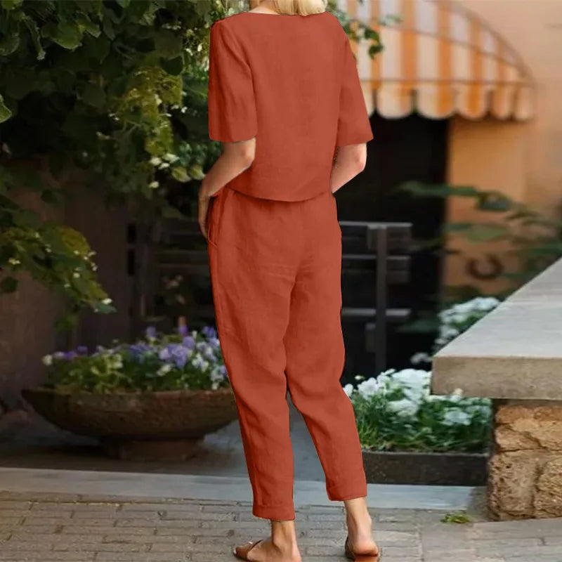 Lily | Ensemble en lin deux pièces