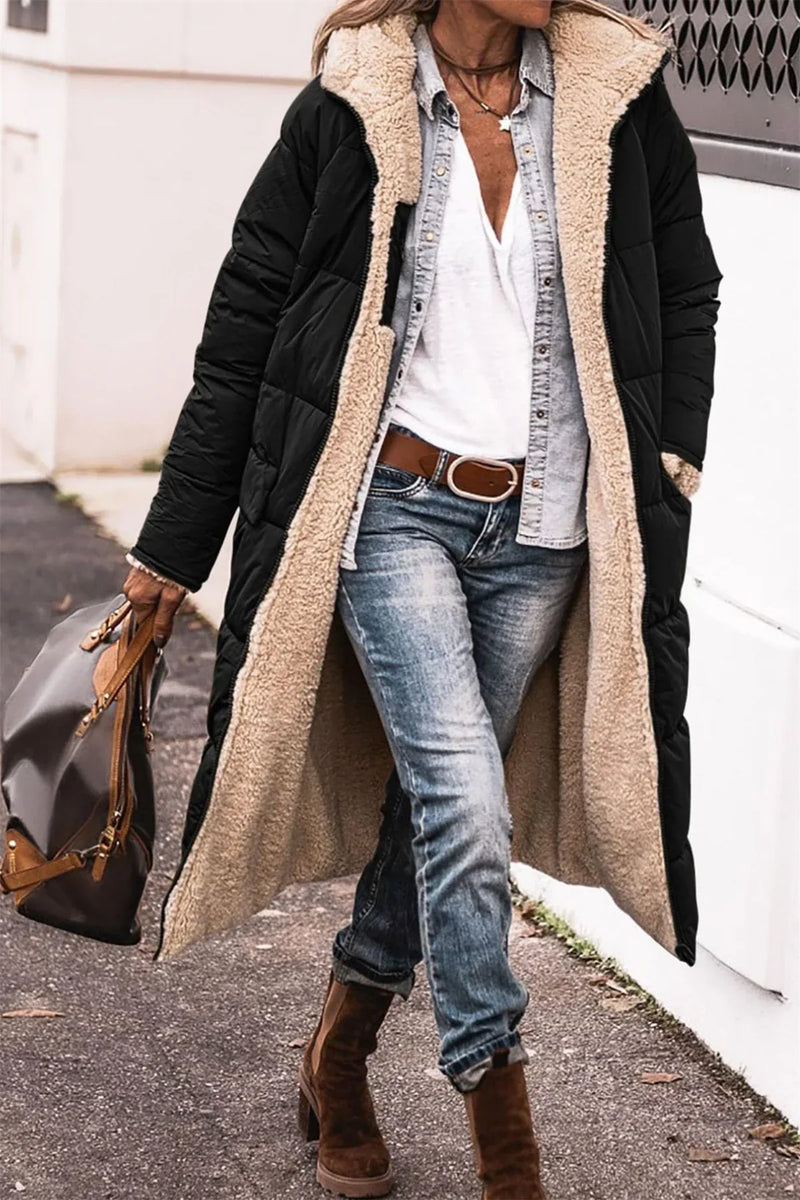 Marije | Veste matelassée chaude avec capuche