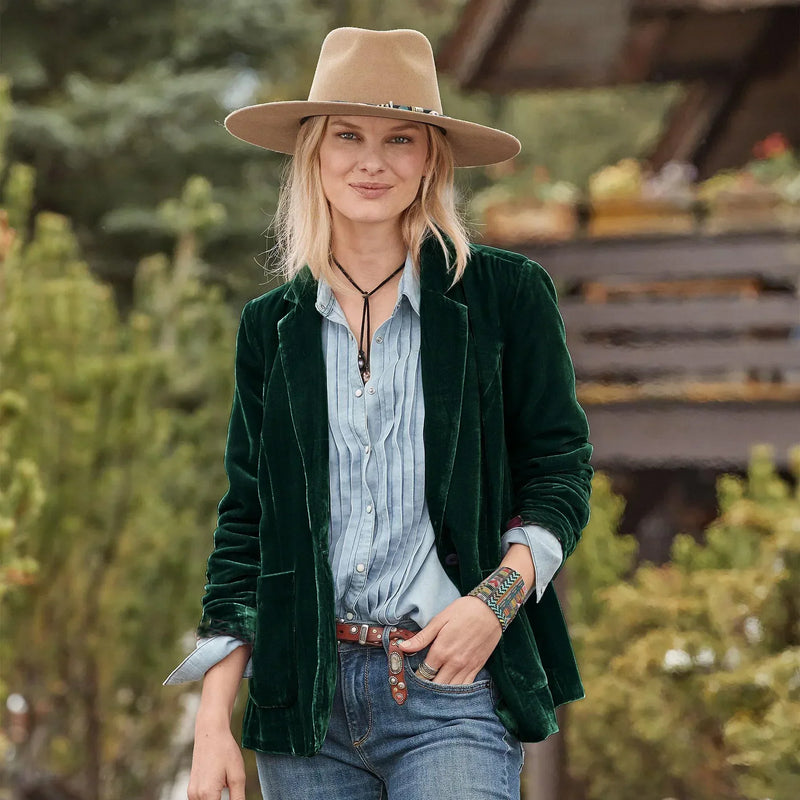 Peyton™ - Blazer en velours élégant