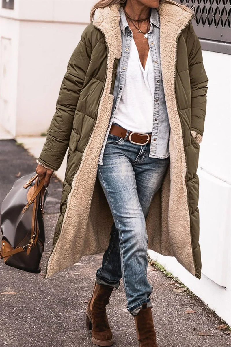 Marije | Veste matelassée chaude avec capuche