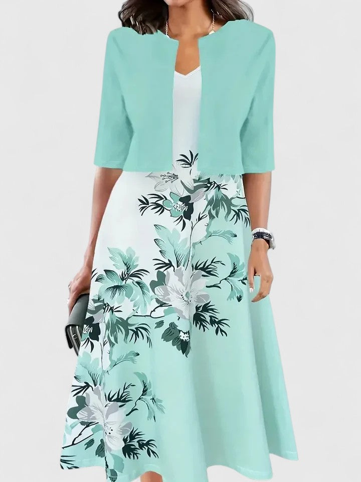 Chantal | Robe midi élégante