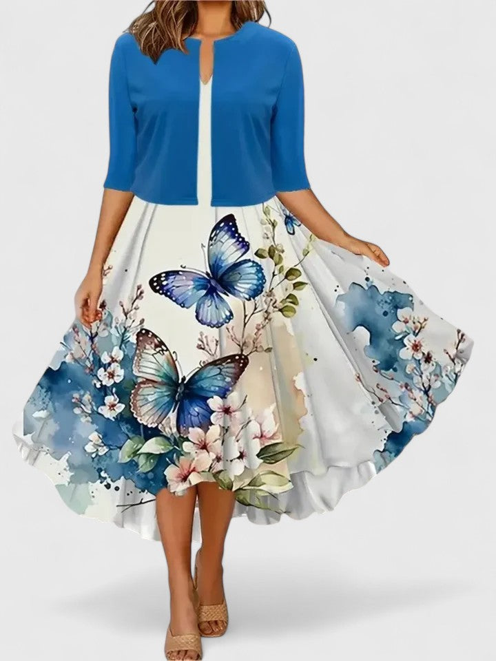 Chantal | Robe midi élégante