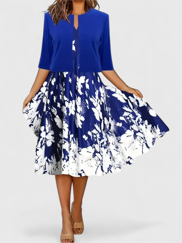 Chantal | Robe midi élégante