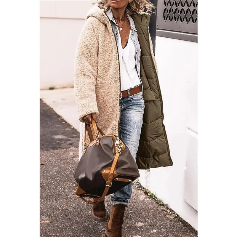 Marije | Veste matelassée chaude avec capuche