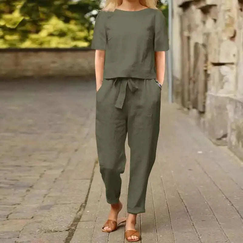 Lily | Ensemble en lin deux pièces