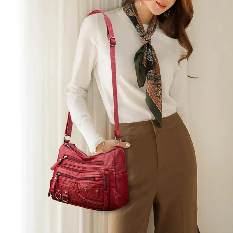 Olivia™ Charme Vintage | Sac Souple à Fermeture Éclair