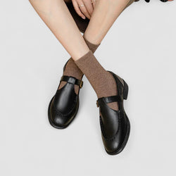 Avery™ – Chaussures orthopédiques Mary Jane à bout carré