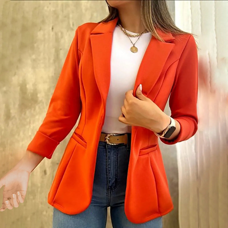 Aria™ - Blazer minimaliste à manches longues