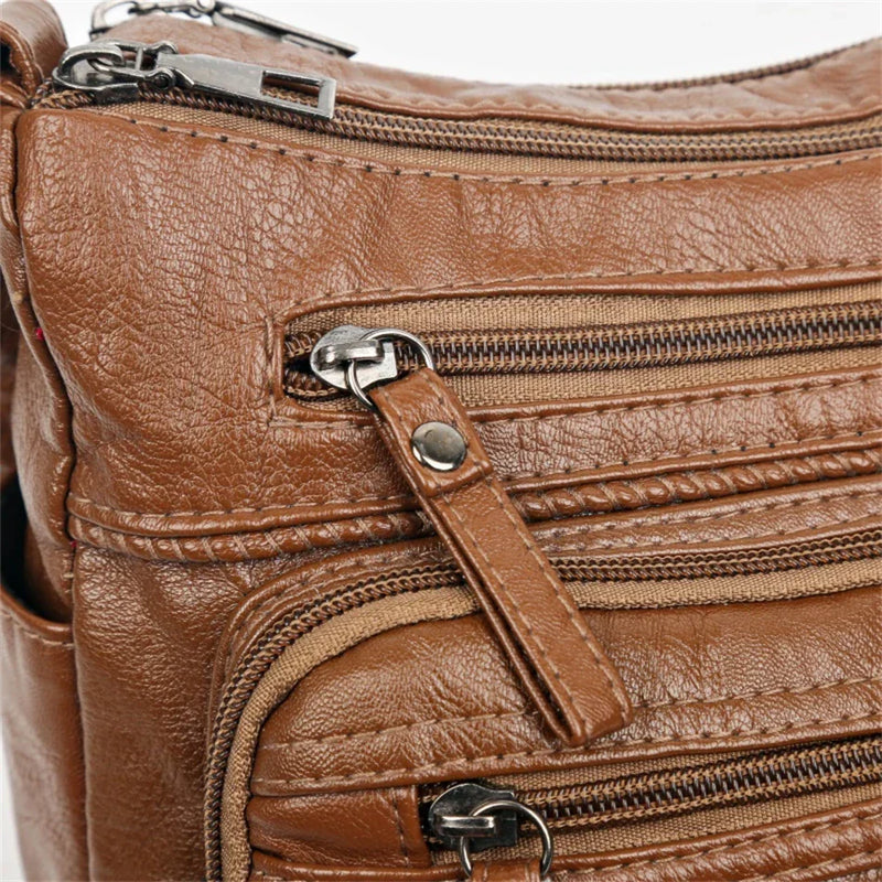 Olivia™ Charme Vintage | Sac Souple à Fermeture Éclair