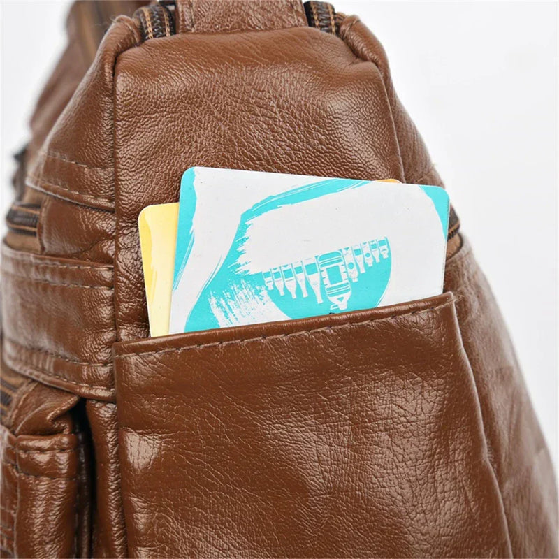 Olivia™ Charme Vintage | Sac Souple à Fermeture Éclair