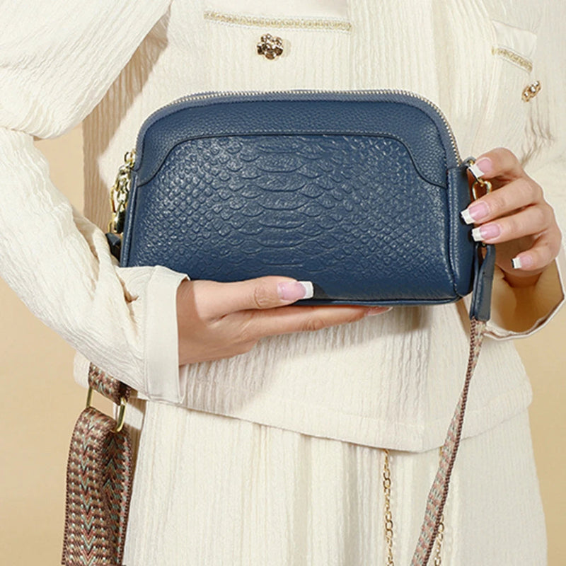 Olivia™ Élégante Allure | Sac Mini Bandoulière à Motif Croco
