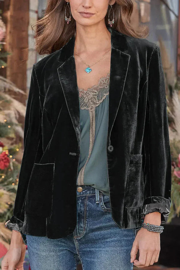 Peyton™ - Blazer en velours élégant