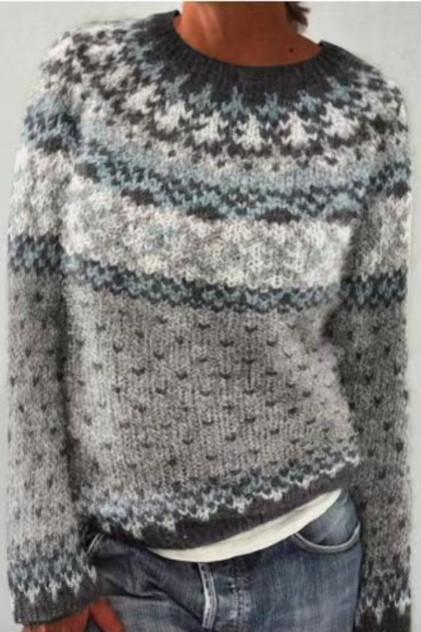 Silvia™ - Pull rétro