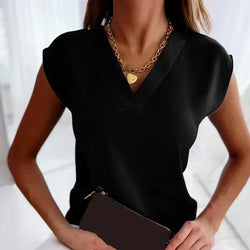 Kaede | Blouse sans manches à col en V