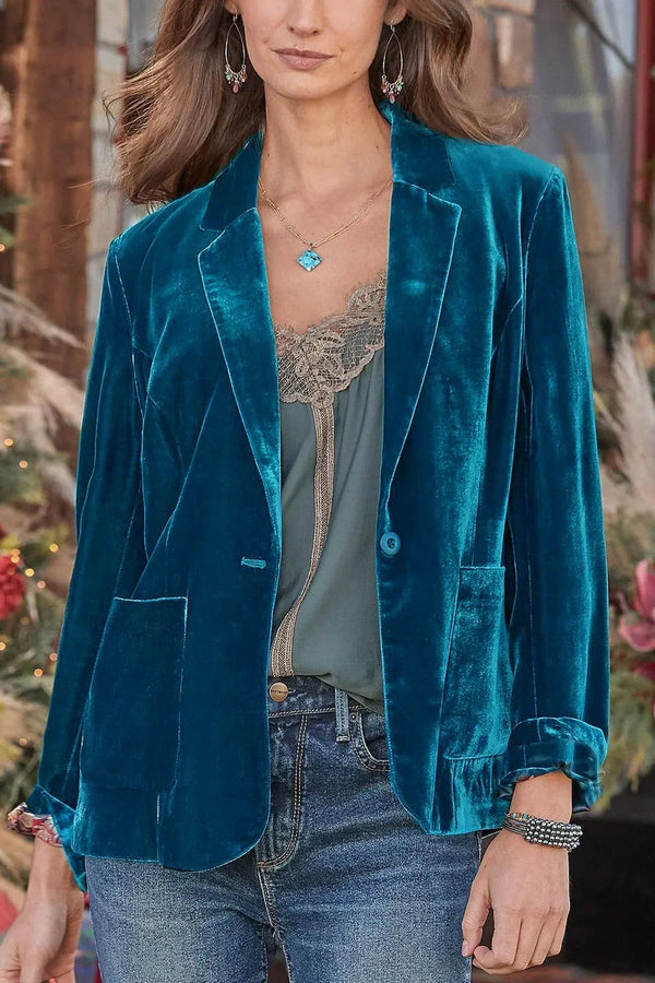 Peyton™ - Blazer en velours élégant
