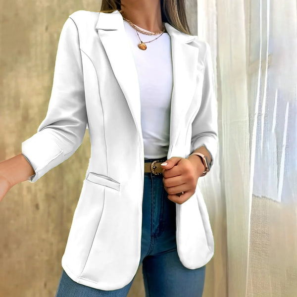 Aria™ - Blazer minimaliste à manches longues
