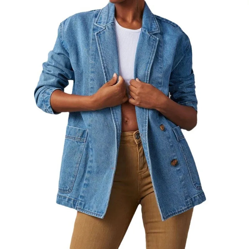 Ella™ - Veste Blazer en Jean Élégante