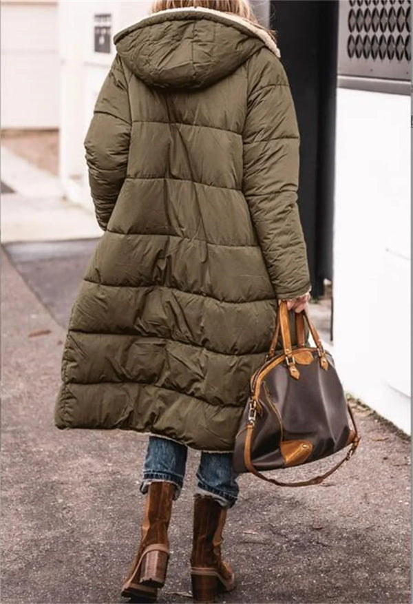 Marije | Veste matelassée chaude avec capuche