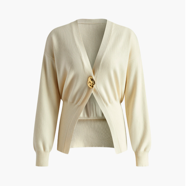 Alora | Pull-Cardigan Élégant