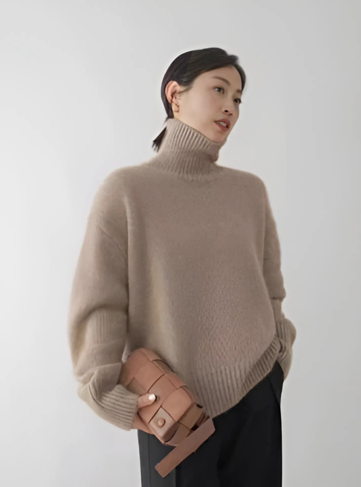 Larine | Pull à col roulé