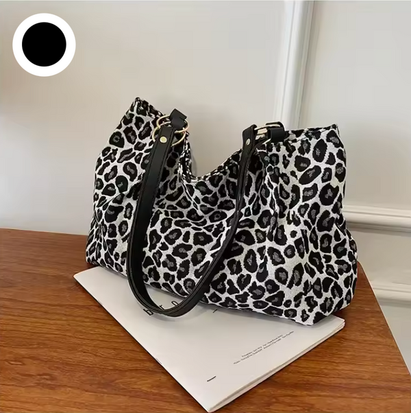 Olivia™ - Sac fourre-tout en toile avec détails faits main