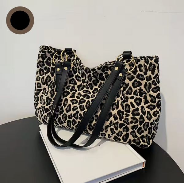 Olivia™ - Sac fourre-tout en toile avec détails faits main