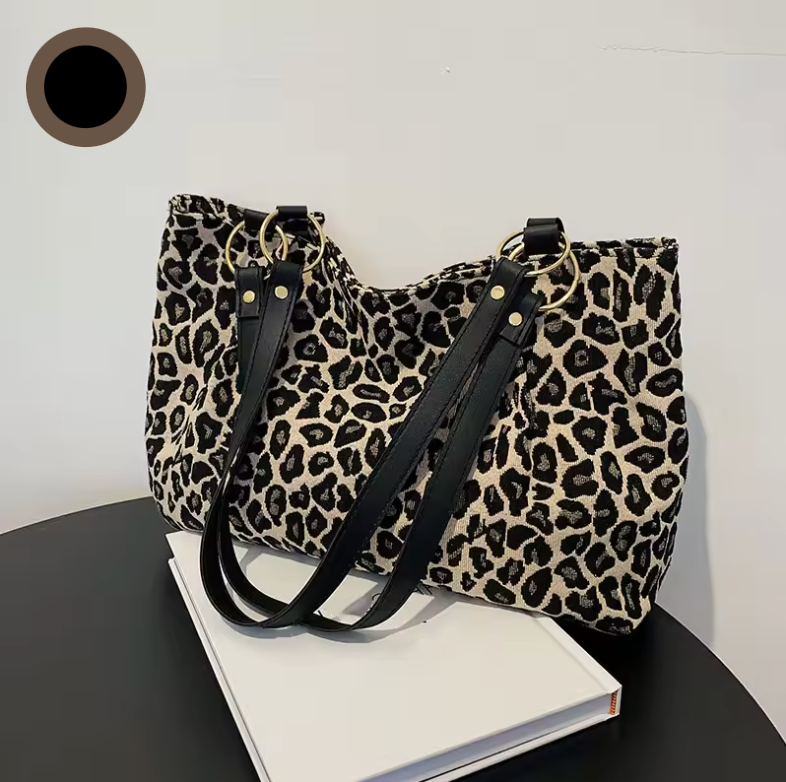 Olivia™ - Sac fourre-tout en toile avec détails faits main