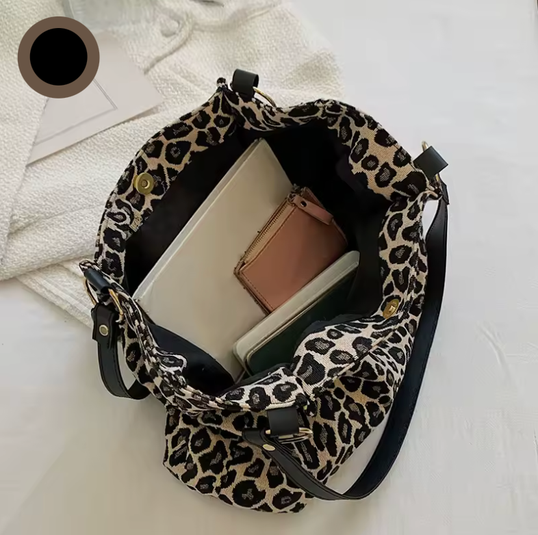 Olivia™ - Sac fourre-tout en toile avec détails faits main