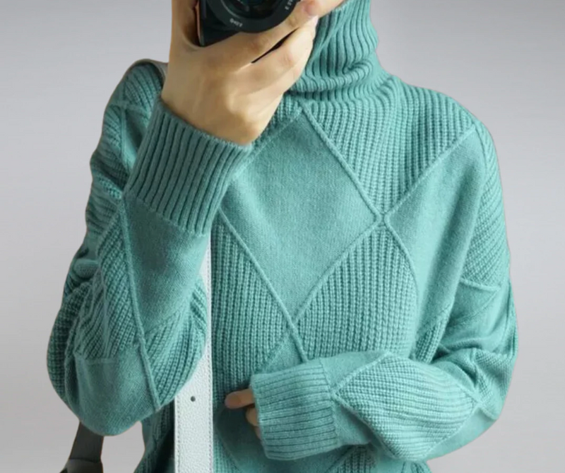 Bella - Pull à col roulé confortable