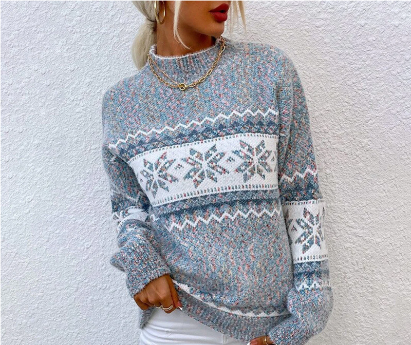 Bella - Pull doux à col roulé