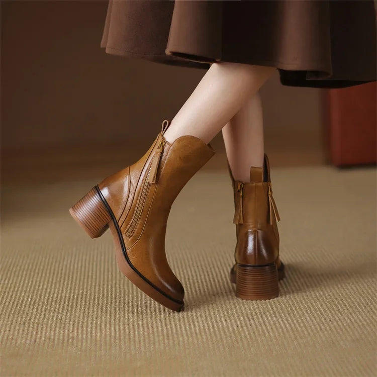 Savannah - Bottes en cuir élégantes et confortables
