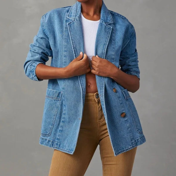 Ella™ - Veste Blazer en Jean Élégante