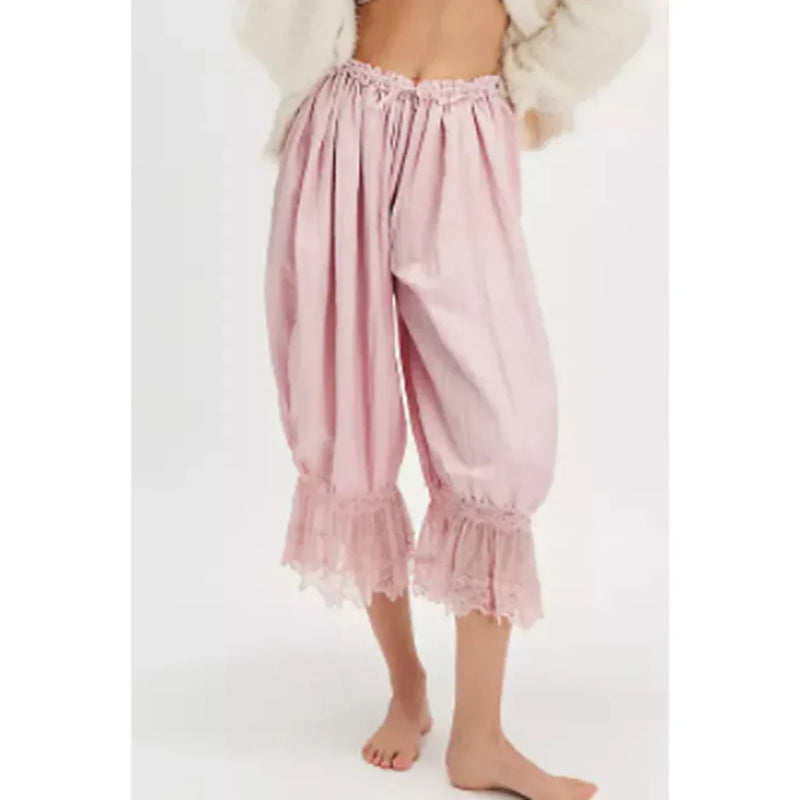 Pantalon en dentelle bohème