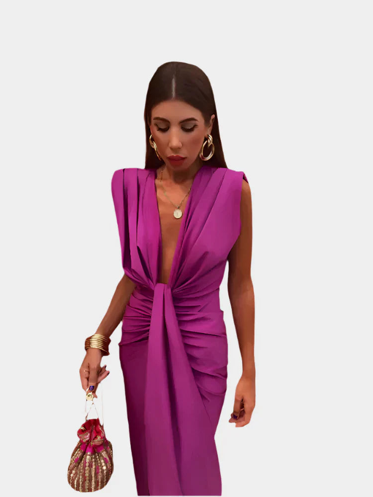 Robe sexy avec design en spirale