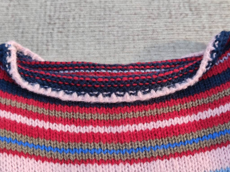 Soley - Pull multicolore à col roulé