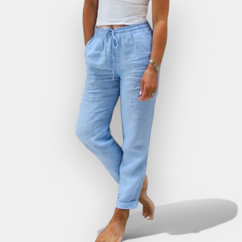Pantalon en lin mis à jour pour l'été