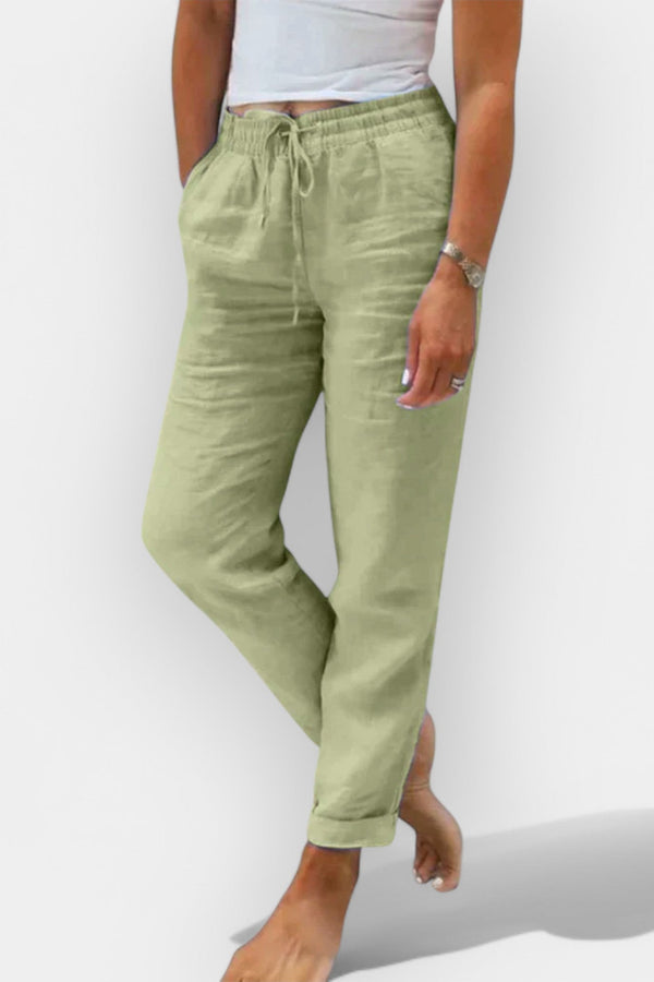 Pantalon en lin mis à jour pour l'été
