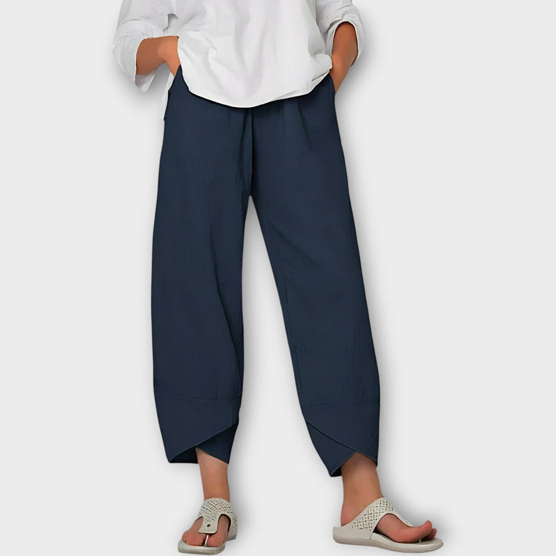 Pantalon élégant en lin