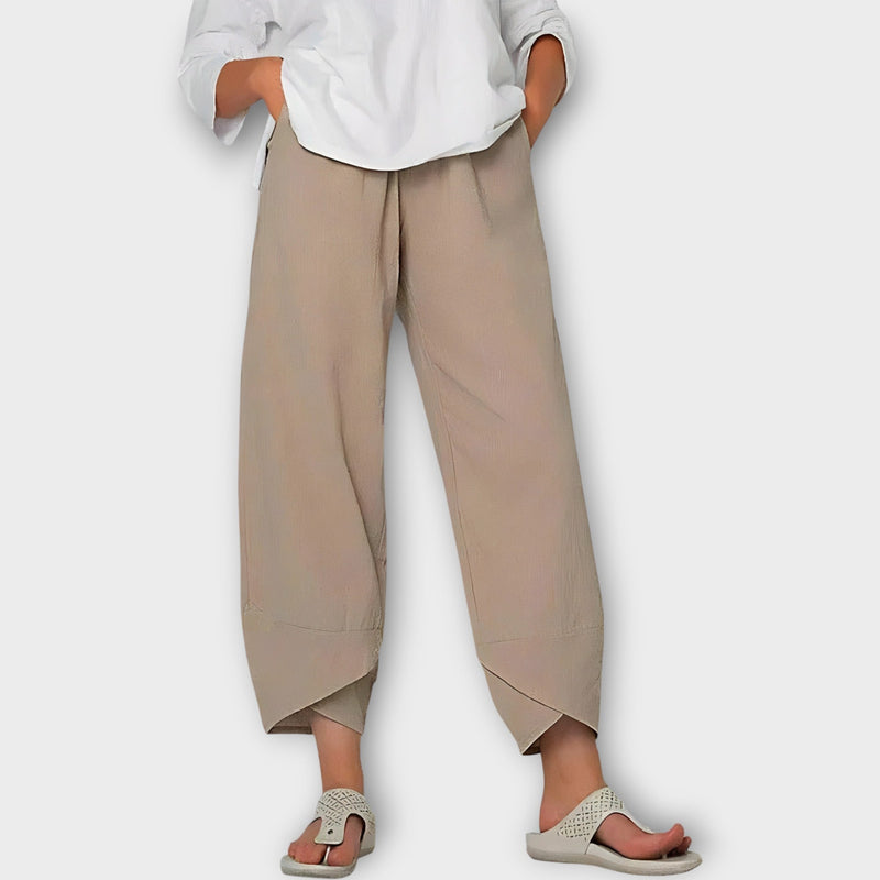 Pantalon élégant en lin