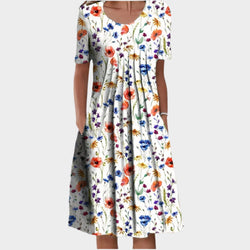 Robe d'été avec broderie florale