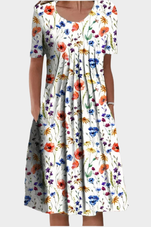 Robe d'été avec broderie florale