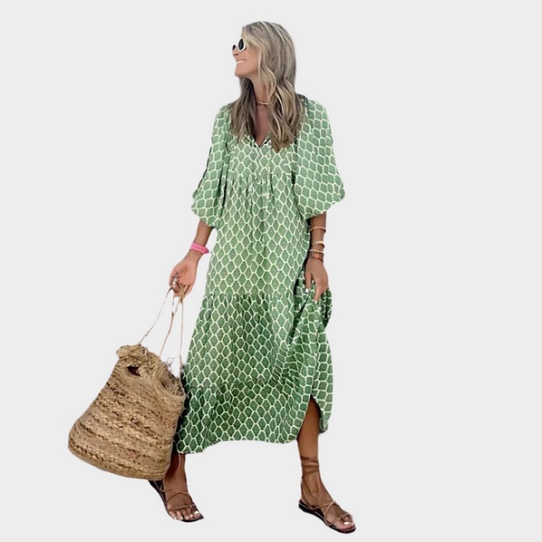 Robe aérée géométrique